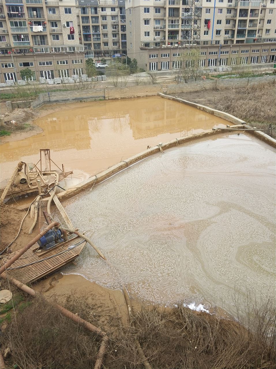 枫木镇沉淀池淤泥清理-厂区废水池淤泥清淤