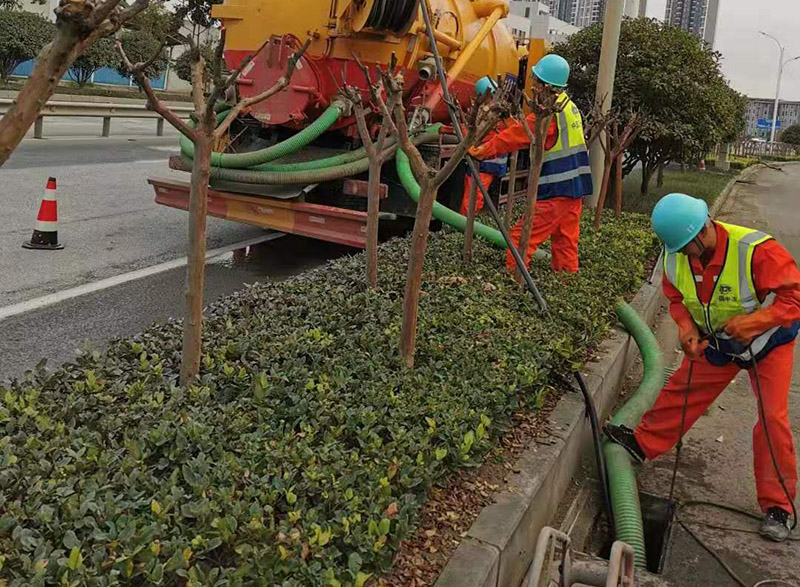 枫木镇市政管道清淤